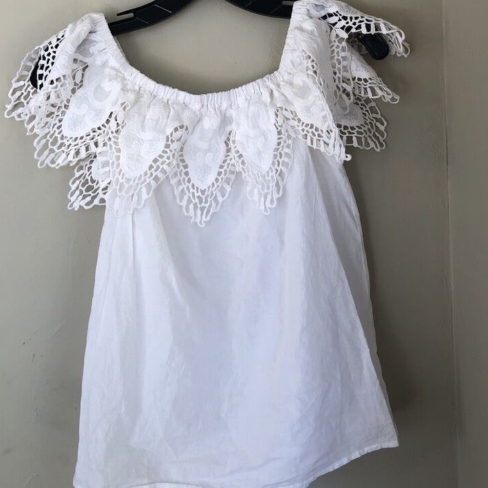 NWOT Merona Lace off shoulder blouse